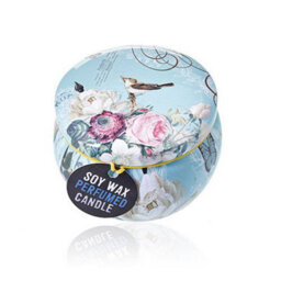 Art Tin Candle Assorted Design Parisian Weekend Peonies - thumbnail 3