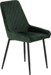 Seconique Treviso Light Oak Effect And Black Dining Set With Green Velvet Avery Chairs - thumbnail 9