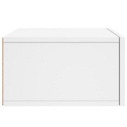 Berkfield Wall-Mounted Bedside Cabinet White 35X35X20 Cm - thumbnail 7