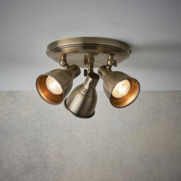 Luminosa Lighting Luminosa Westbury Led 3 Light Spotlight Antique Brass Plate, Gu10 - thumbnail 2