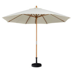 Kratos 3M Wooden Parasol In Beige - thumbnail 1