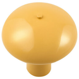 Beliani Mushroom Dome Table Lamp Yellow, Iron Base, 22Cm - Retro Mid-Century Style - thumbnail 3