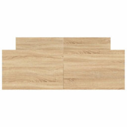 Berkfield Bed Frame With Headboard And Footboard Sonoma Oak 120X190 Cm - thumbnail 4