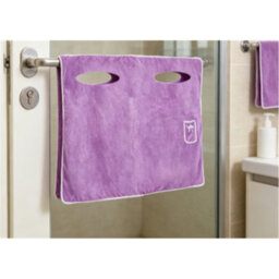 Light Purple Bathrobe Bath Towel Wrap Womens Wearable Bathtub Shower Dress Bathing Skirt - thumbnail 4