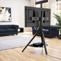 "Avf Hoxton Freestanding Tripod Tv Stand For 32-70"" Tvs, Black" - thumbnail 6