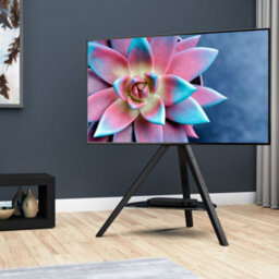 "Avf Hoxton Freestanding Tripod Tv Stand For 32-70"" Tvs, Black" - thumbnail 1