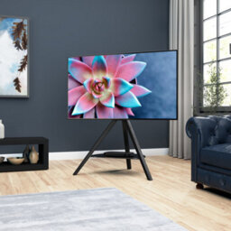 "Avf Hoxton Freestanding Tripod Tv Stand For 32-70"" Tvs, Black" - thumbnail 2