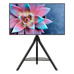 "Avf Hoxton Freestanding Tripod Tv Stand For 32-70"" Tvs, Black" - thumbnail 8