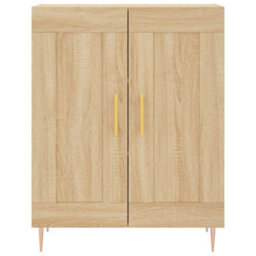 Berkfield Highboard Sonoma Oak 69.5X34X180 Cm Engineered Wood - thumbnail 8