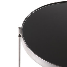 Beliani Coffee Table Lucea Tempered Glass Silver - thumbnail 4