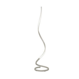 Luminosa Lighting Luminosa Nur Blanco Floor Lamp 22W Led 4000K, 1800Lm, Dimmable, White / Frosted Acrylic