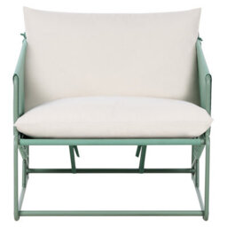 Beliani Garden Sofa Set 4 Seater Ponte Metal Green - thumbnail 7