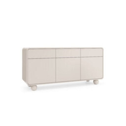 Arte Albion Sideboard Cabinet 160Cm - Cashmere Finish, Push-To-Open Doors & Drawers With Shelves - thumbnail 1