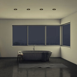 Luminosa Lighting Luminosa Feu Outdoor Recessed Downlight Black, Ip65 - thumbnail 2