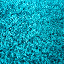 Bravich Teal Thick Shaggy Circle Rug - California - 150Cm - thumbnail 9