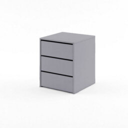 Arte Idea 13 Contemporary Chest Of Drawers Internal Cabinet For Stylish Interiors Grey (H)600mm (W)500mm (D)470mm - thumbnail 1