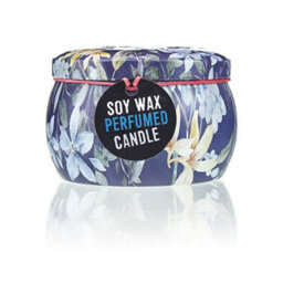 Art Tin Candle Assorted Design Romantic Garden Tea & Rose - thumbnail 2