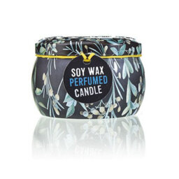 Art Tin Candle Assorted Design Romantic Garden Tea & Rose - thumbnail 4