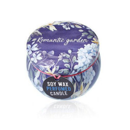 Art Tin Candle Assorted Design Romantic Garden Tea & Rose - thumbnail 8