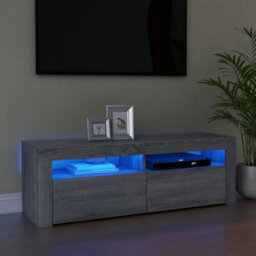 Vidaxl Tv Cabinet With Led Lights Grey Sonoma 120X35X40 Cm - thumbnail 2