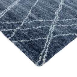 Alto Al01 Blue & Cream Rug By Asiatic-80Cm X 240Cm - thumbnail 3
