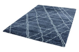 Alto Al01 Blue & Cream Rug By Asiatic-80Cm X 240Cm - thumbnail 2