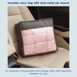 Harbour Housewares Weighted Blanket With Storage Bag - 125 X 150Cm - 4Kg - Pink - thumbnail 4