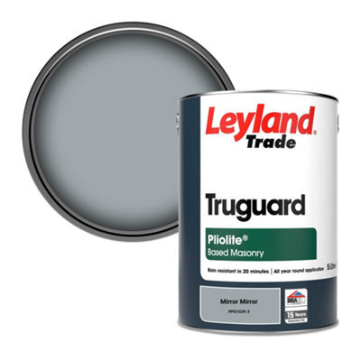 Leyland Trade Truguard Smooth Pliolite Masonry Paint Mirror Mirror (Ppg1039-3) 5L - image 1