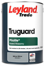 Leyland Trade Truguard Smooth Pliolite Masonry Paint Mirror Mirror (Ppg1039-3) 5L - thumbnail 2