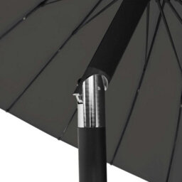 Berkfield Durable Outdoor Parasol With Aluminium Pole 270 Cm Anthracite - thumbnail 6