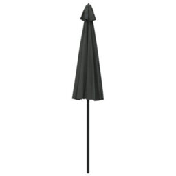 Berkfield Durable Outdoor Parasol With Aluminium Pole 270 Cm Anthracite - thumbnail 4