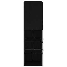Berkfield Modern Led Tv Cabinet 2 Pcs Black Oak 30,5X30X102 Cm Engineered Wood - thumbnail 8