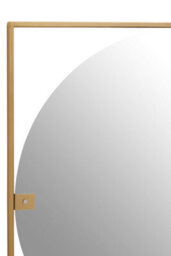 Orsina Square Wall Mirror, Sturdy Round Shaped Wall Mirror, Square Frame Lounge Mirror For Home, Office, Hallway - thumbnail 3