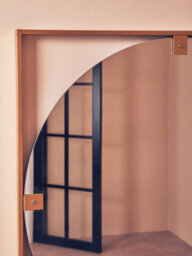 Orsina Square Wall Mirror, Sturdy Round Shaped Wall Mirror, Square Frame Lounge Mirror For Home, Office, Hallway - thumbnail 6