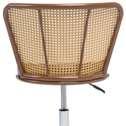 Beliani Desk Chair Roswell Faux Leather Brown - thumbnail 7