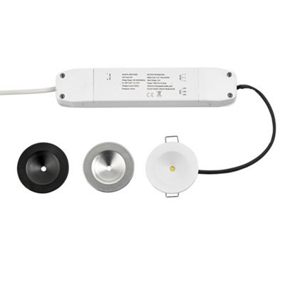 Luminosa Lighting Luminosa Sight Recessed Downlight Enm 2W Matt White Textured - image 1