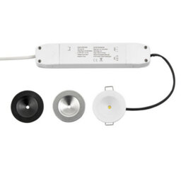 Luminosa Lighting Luminosa Sight Recessed Downlight Enm 2W Matt White Textured - thumbnail 1
