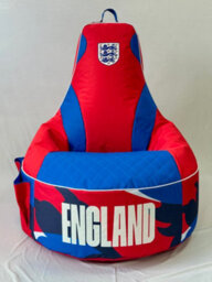 Kaikoo England Football Club Large Xl Gamer Beanbag Chair Red - thumbnail 2