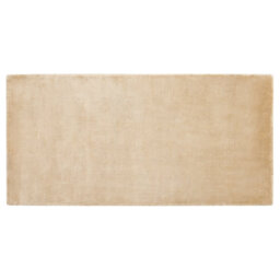 Beliani Rug Gesi Ii Sand Beige 80 X 150 Cm Viscose - thumbnail 1