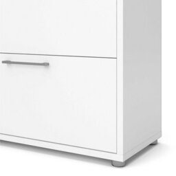 Wyld Haus Dris White Wooden Office Storage With 2 Drawers And 2 File Drawers - thumbnail 8