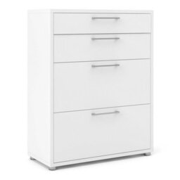 Wyld Haus Dris White Wooden Office Storage With 2 Drawers And 2 File Drawers - thumbnail 2
