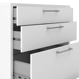 Wyld Haus Dris White Wooden Office Storage With 2 Drawers And 2 File Drawers - thumbnail 7