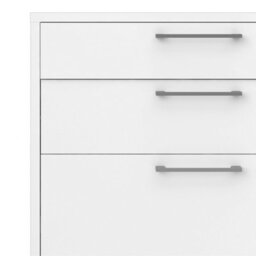 Wyld Haus Dris White Wooden Office Storage With 2 Drawers And 2 File Drawers - thumbnail 6