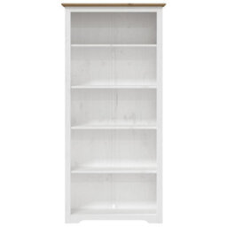Vidaxl Bookcase Bodo Brown 80X38X180 Cm Solid Wood Pine 5-Tier Bookcases - thumbnail 3