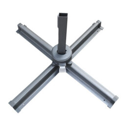 Rinse Bathrooms Grey Roman Umbrella Garden Parasol With Hand Crank Rotation Outdoor Patio Umbrella 3M - thumbnail 8