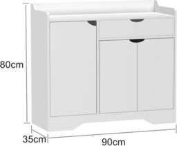 Hygrad Built to Survive Shoe Storage Cabinet Unit Cupboard Hallway Furniture Living Room Shoe Rack - thumbnail 6
