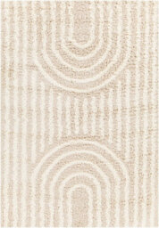 Livabliss Urban Shaggy-Modern Beige Ivory Cream Green Soft Plush Pile Living Bedroom Rug 200 X 290 Cm Easy Care, Non Shedding - thumbnail 1