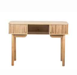 Nordlys 2-Door Ash Wood Desk Classic Style Bedroom - thumbnail 8