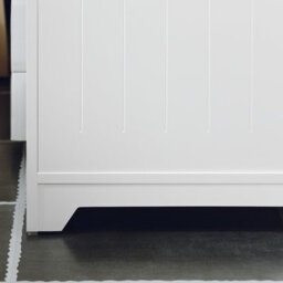 Sobuy Bzr108-W, Under Sink Cabinet Bathroom Vanity Unit Storage Cabinet,white,w60Xd30Xh60 - thumbnail 4