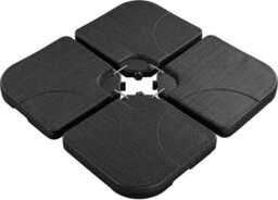 Sakusei 4Pc Garden Cantilever Parasol Base Weight For Offset Parasols 80Kg - thumbnail 1